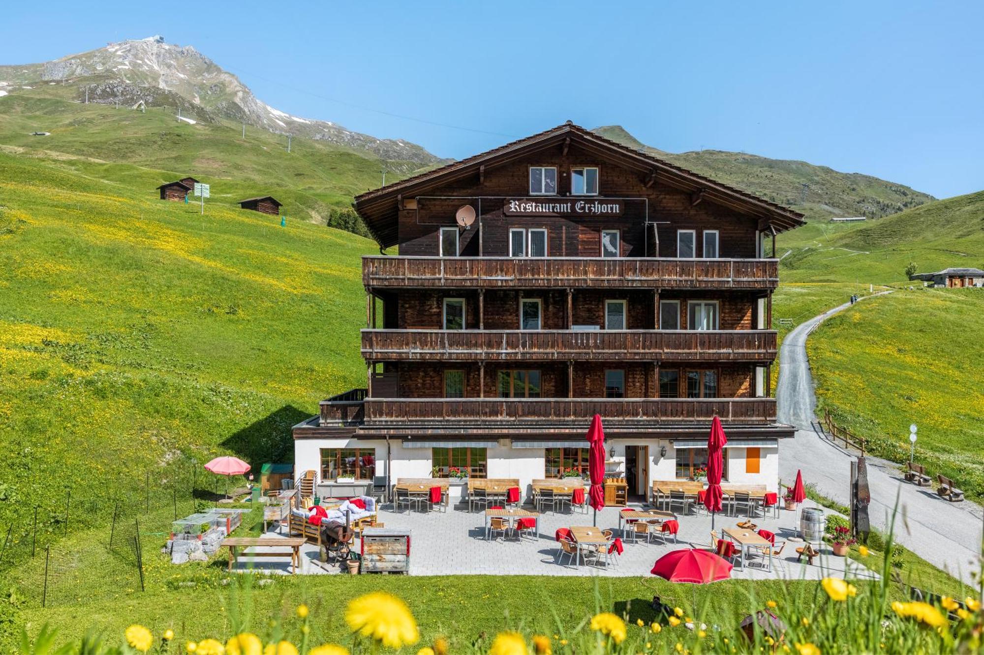Erzhorn Hotell Arosa Exteriör bild